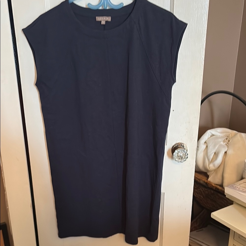 Theory Cap Sleeve Blue Tunic Dress
